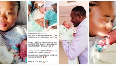 “A DOUBLE BLESSING FOR ONE LOSS, My Family & I Are Comforted”- Emeka Ike Says As He Welcomes Baby Girl On His Birthday”