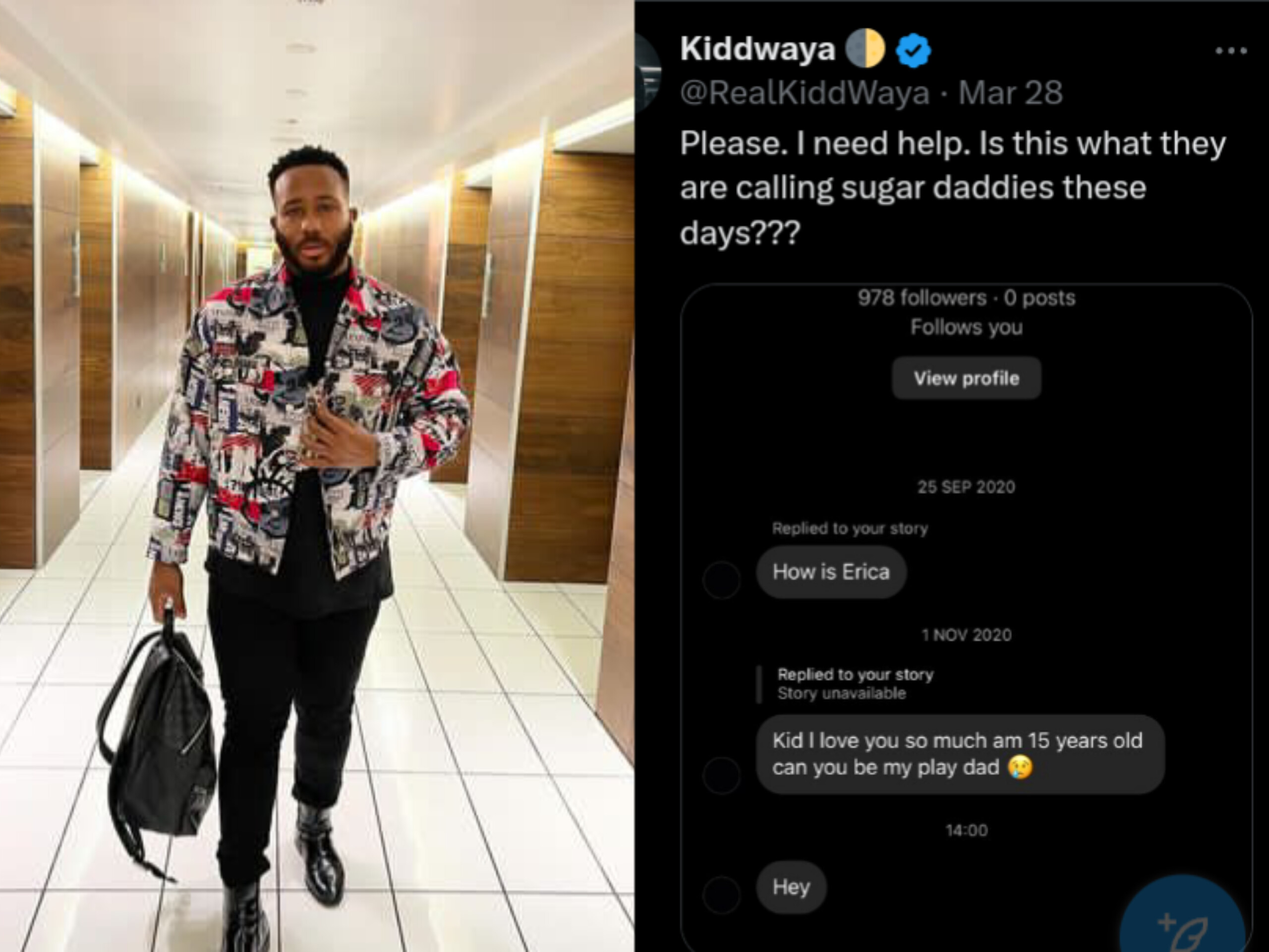 "Please I Need Help!" – KiddWaya Cries Out After 15 Years Old Girl Asked Him To Be Her Sugar Daddy (DETAILS)