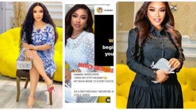 When Your Star Begins To Shine, May Your Mother Never Be Absent”- Tonto Dikeh Says As She Reveals How Much She Misses Her Step-mum Who Was Her Backbone