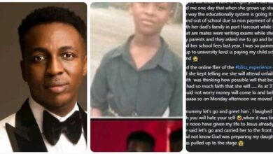 Gospel Singer, Frank Edwards Offers Scholarship, Gifts 8-Year-Old Girl 1 Million Naira At Moses Bliss's Homecoming Concert (DETAILS)