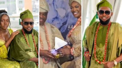 How Comedian Ay Makun And His Daughter, Michelle Stepped Out In Grand Style For His Sister’s Wedding (VIDEO, PHOTOS)