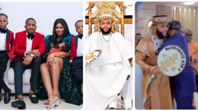 “Your children now find solace in the embrace of the Okonkwo family, I pledge to nurture them as you would have wished”-  E-money vows to take care of Junior Pope’s Children