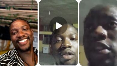 “I went from best man at a wedding to landing in hospital, three men on a power bike came to spy on me suspiciously” – VeryDarkMan cries after surviving a road accident (VIDEO)