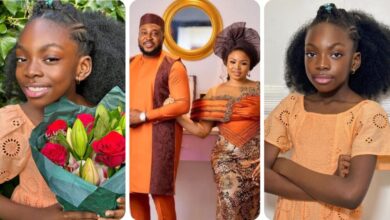 “I’m honoured to be your mummy! Because giiiirrrrll you are fire!!” – Nosa Rex’s wife celebrate first child on her birthday (PHOTOS)