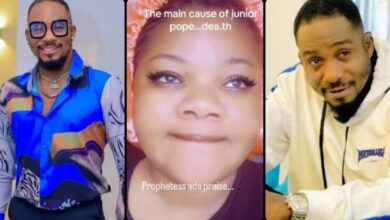 Prophetess Ada praise Reveals the alleged cause of Jnr. Pope’s death