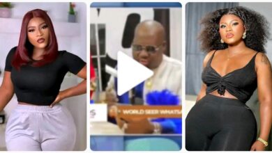 “They’ve concluded it in the spiritual realm,” Ghanaian prophet who warned Jnr Pope about an impending acc+dent, warns actress Destiny Etiko about her colleagues who are envious of her success and want to.. (VIDEO)
