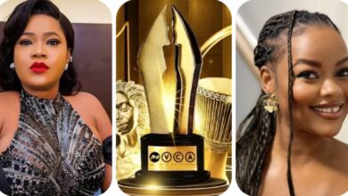 Toyin Abraham Congratulates Kehinde Bankole For Winning Best Actress At The AMVCA 10 Edition (VIDEO)