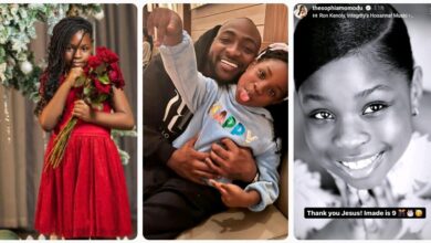 “My First Born Child, I Love You So Much & I Promise To See You Soon”- Davido Pens An Emotional Note To Imade As She Celebrates 9th Birthday