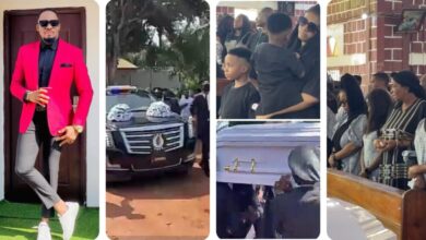 Actor Junior Pope’s Widow & Family In Tears At His Funeral (VIDEO/PHOTOS)