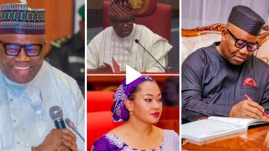 Senate President, Godswill Akpabio Br£aks Silence On  Alleged Infidelity, Apologizes To Colleague, Natasha Akpoti, Over Night Club Comment (VIDEO)