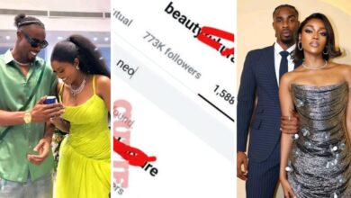 “Una Don Break Up?”- Reactions as BBNaija Lovebirds, Beauty and Neo Unfollow Each Other On Instagram (DETAILS)