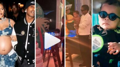 How Rihanna And ASAP Rocky Stepped Out In Grand Style For Their Son, Riot’s First Birthday Party (VIDEO, PHOTOS)