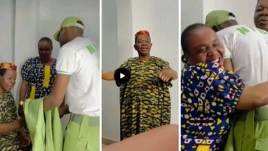 “A Proud Moment For Me As A Father, Actor Chiwetalu Agu Overjoyed As His Son Completes NYSC Program (VIDEO, PHOTOS