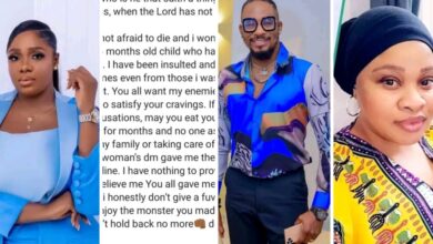 “If I Am Innocent, May You Eat Your Tears, I’ve Received Criticisms from People I Had Shown Kindness To”- Nollywood Producer, Adanma Luke F!res Back At Troll Who Wished Her Baby D€ath and Accused Her of Killing Junior Pope (DETAILS)