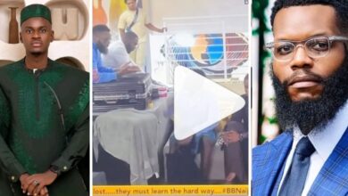 BBNaija Season Nine: “Respect Your Age, Stop Acting Like A Baby”- Ben Sl@ms Ozee During A Heated Argument (VIDEO)