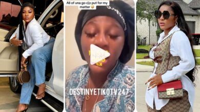 “Do Men Give Women Money? Because 99.9% Of Everything I’ve Acquired And Achieved In My Life, I Did It By Myself” – Actress Destiny Etiko Reacts To Rumors That Omotola Jalade Ekinde’s Husband, Captain Matthew, Recently Bought A Car For Her (VIDEO)