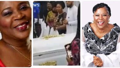 T£ars flow as legendary singer Onyeka Onwenu is laid to rest  (VIDEO)