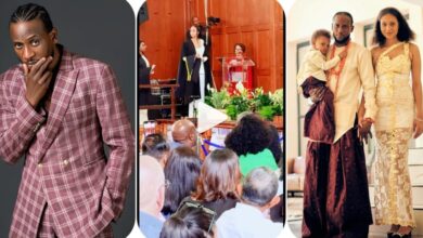 “I’m Super Proud Of You Baby” – BBN Omashola Writes As His Wife, Britnee Graduate With A First Class In Accounting (VIDEO)