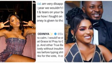 “Calm Or No calm. I Would’ve Still Won. You Don’t Know What Grace is…” Ilebaye Slams Fan Who Criticised Her For Liking Married Couple, Double kay (Details/Video)