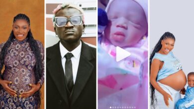 Portable Welcomes Child With 4th Baby Mama, Ashabi Simple (PHOTOS/VIDEOS)