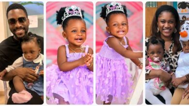 “You’ve Filled Our Hearts With Endless Joy, We Cherish And Adore You”- Tobi Bakre & Wife Celebrates Daughter’s 1st Birthday