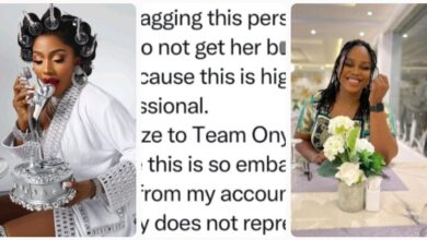 "This Is So Embarrasing"- Mercy Eke apologizes, after her X account called Onyeka a gold d!gger (DETAILS)