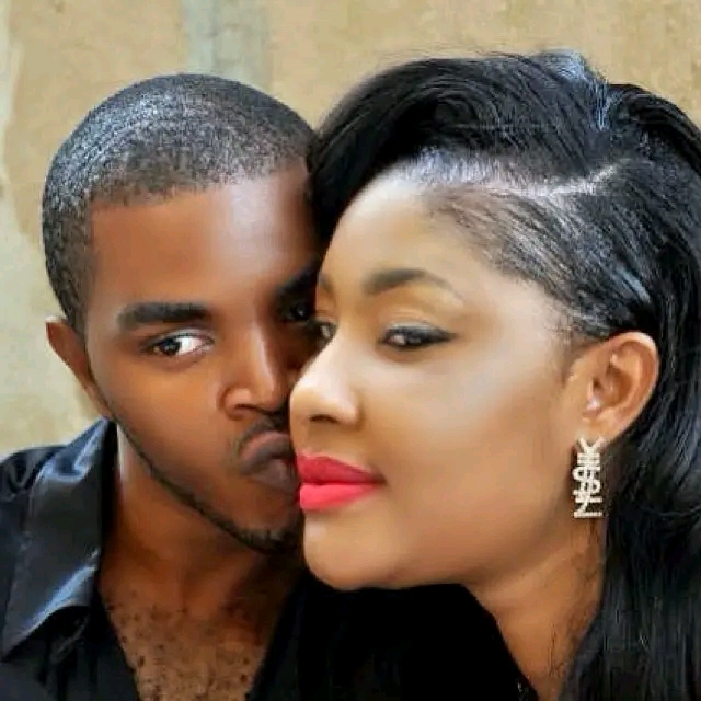 Angela Okorie and her ex husband 