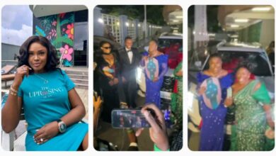 Actress Omoni Oboli Overjoyed As She Receives Car Gift At Her Movie Premiere, Uprising (VIDEO, PHOTOS)