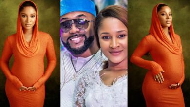 Congratulations In Order As Adesua Etomi and Banky W Share Heartwarming Maternity Photos for Their Second Child