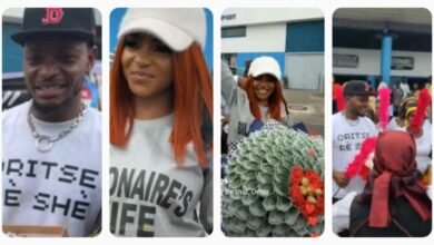 BBNaija: Kellyrae, Kassia Showered With Money Bouquet, Others At Homecoming (VIDEO, PHOTOS)