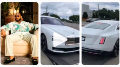 Davido Takes Delivery Of His 2024 Electric Rolls-Royce Spectre (VIDEO, PHOTOS)