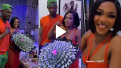 Fans Surprises Bbn Star, Kassia With Cash Gifts Ahead Of Her 31st Birthday (Video)