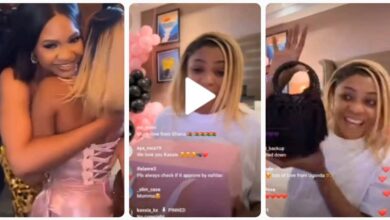 “My Intentional Friend” – Kassia Appreciates BBNaija Bestie Victoria for Dream Bag Gift at 31st Birthday Dinner