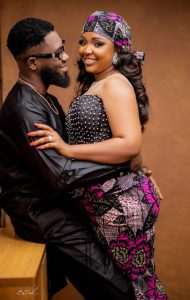 "God Is Involved" Actress Ekene Umenwa and Husband Ifeanyi Celebrate Joyous One-Year Wedding Anniversary (PHOTOS)