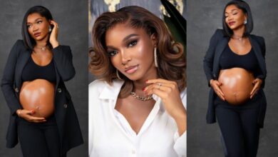 “We Can’t Wait To Meet Our Bundle Of Joy” Actress Wofai Fada Announces Pregnancy with Husband, Shares Adorable Baby Bump Photos