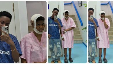 “My Baby Is Getting Better”- TikTok Creator Peller Thanks God for Colleague Jarvis’ Successful Jaw Tumor Surgery (PHOTOS)