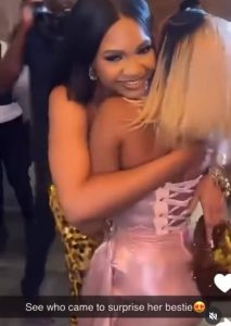 "My Intentional Friend" - Kassia Appreciates BBNaija Bestie Victoria for Dream Bag Gift at 31st Birthday Dinner