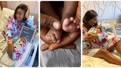 “My Joy Is Complete”- Actress Wofai Fada and Husband Welcome Their First Child (PHOTOS/VIDEO)