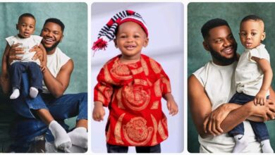 “My Answered Prayer, My Sonshine…I Wished For This Before 30”- Actor Somadina Adinma Reveals His Son, Dinobi (PHOTOS)