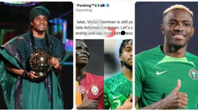 24 hours later, Victor Osimhen is still yet to congratulate Ademola Lookman – X user calls out Osimhen for not congratulating his colleague Lookman Over recent award