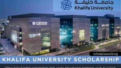 Khalifa University Graduate Scholarship