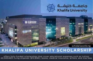 Khalifa University Graduate Scholarship