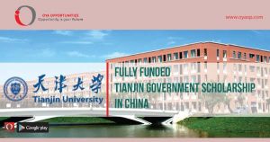 Tianjin Government Scholarship - Fully Funded Scholarship 