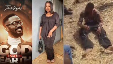 Gospel singer arrested after being found with girlfriend’s sev£red h£ad in Abuja, h£artbreaking video trends (Watch) A gospel singer and fitness enthusiast, Oluwatimileyin Ajayi has been arrested after he was caught with the sev£red head of his girlfriend in Abuja. Timileyin Ajayi was apprehended on Sunday, Jan. 12, near a church in Orozo, Abuja. It was reported that eyewitnesses saw the gospel singer carrying a black nylon bag with flies following him. Ajayi, said to be from Kabba in Kogi State, was searched and was seen with a fresh human head that appeared to be his girlfriend’s While being questioned by police in a video shared online, Ajayi is seen disclosing that he had dated the lady for one year before k!lling her. In his defense, he revealed that he and his girlfriend engaged in a h£ated f!ght, and she tried to st@b him with a kn!fe. However, things turned unexpected as he ended up beheading her.