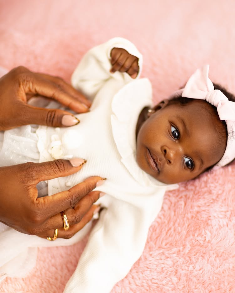 Paul Okoye’s wife, Ifeoma melts hearts with adorable photos of daughter