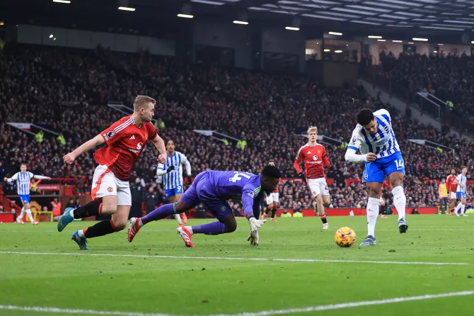 EPL: Manchester United struggles continue with 3-1 defeat to Brighton at Old Trafford