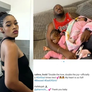 "Girl Dad Times Two!" – BBNaija Star Frodd and Wife Chioma Welcome Their Second Child