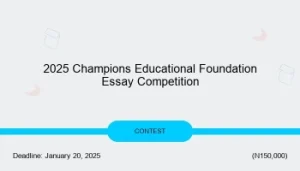 Champion Educational Foundation Scholarship