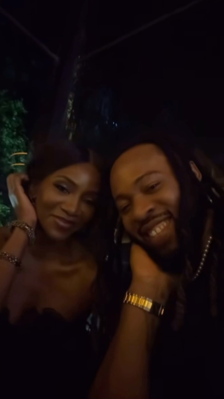  Genevieve Nnaji and Flavour N'abania 