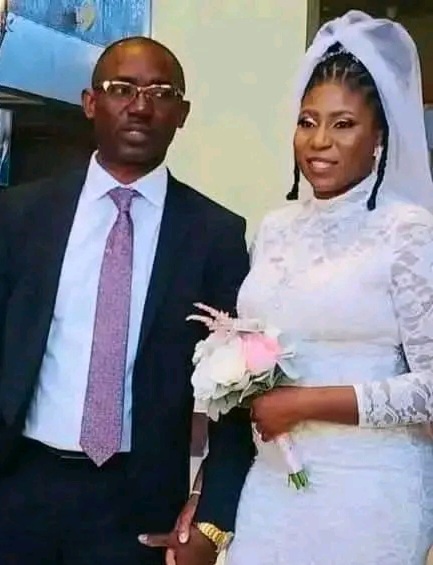 Rev.-Fr.-Daniel-Okanatotor-Oghenerukevwe-and-his-bride-Ms.-Dora-Chichah